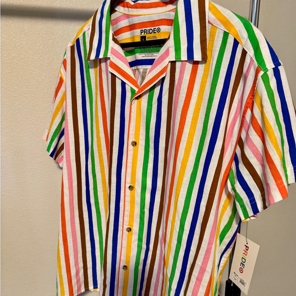 Target Pride: Multicolor Striped Unisex Shirt